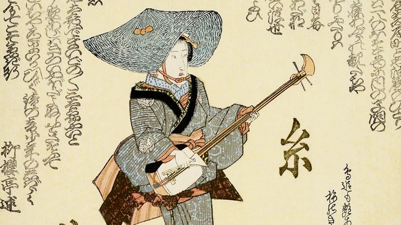 woman with shamisen